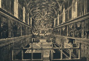 Roma - Palácio do Vaticano - Capela Sistina, apreciada por Sisto IV em 1483, 1910 de Unbekannt