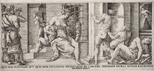 Caridade romana, 1500s. de Unbekannt