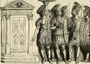 Soldados romanos, 1890. de Unbekannt