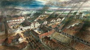 Forte romano em Londres, c122 AD de Unbekannt