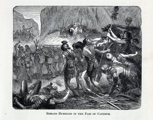 Romanos humilhados na passagem do Caudium, 1882 de Unbekannt