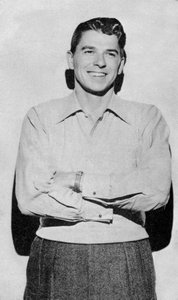 Ronald Reagan, ator americano, estrela de cinema e político, século 20 de Unbekannt