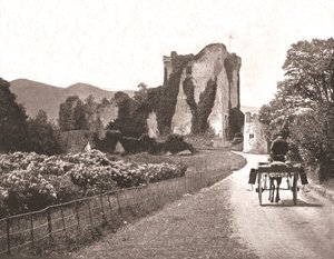Ross Castle, Ilha de Ross, Condado de Kerry, Irlanda, 1894. de Unbekannt