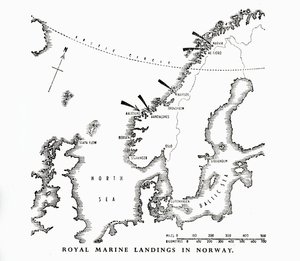 Desembarques da Royal Marine na Noruega, Segunda Guerra Mundial, 1940 1944. de Unbekannt
