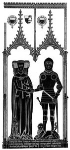 Esfregar um bronze medieval gravado, c1421 1901 de Unbekannt