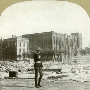 Ruínas da Igreja Católica St. Ignatios, 1906. de Unbekannt