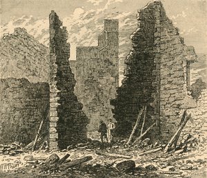 Ruínas do Barbican em Ludgate Hill, 1792, 1897. de Unbekannt