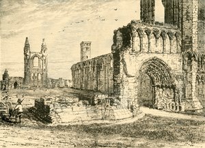 Ruínas da catedral, St. Andrews, 1890. de Unbekannt