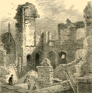 Ruínas do convento de Santa Clara, c1872. de Unbekannt