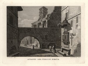 Ruínas do Fórum de Nérva, Foro di Nerva, Roma de Unbekannt
