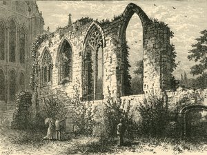 Ruínas do Guesten Hall, 1898. de Unbekannt