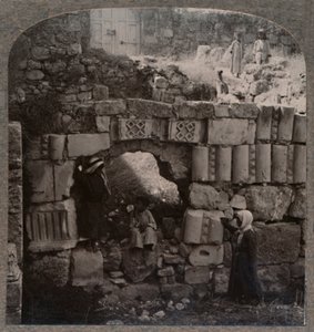 Ruínas da casa de Lázaro, c1900 de Unbekannt