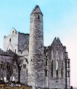 Ruínas na rocha de Cashel Co., Tipperary, c1910 de Unbekannt