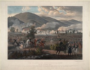 Regimento russo de salva-vidas na batalha de Kulm em 29 de agosto de 1813, ca 1813 de Unbekannt