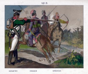 Soldados russos do século XIX de 1813 de Unbekannt