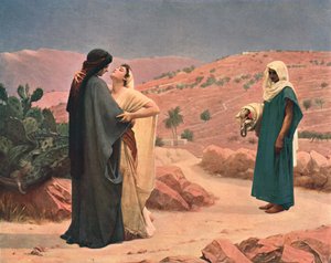 Ruth e Naomi, 1886, c1902. de Unbekannt