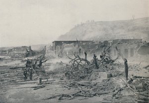 S. Pierre Depois da Erupção, 1916 de Unbekannt