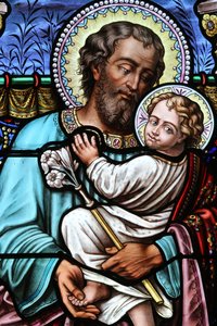Saint-Joseph e Jesus, Bons-en-Chablais, França de Unbekannt