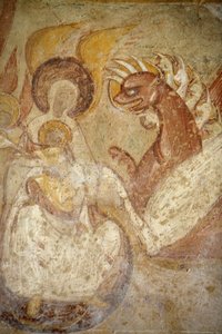 Pintura da abadia de Saint-Savin: Apocalypse, Saint-Savin-sur-Gartempe, França de Unbekannt