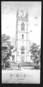Igreja de Saint Andrews, Falkingham, Lincolnshire, início do século XIX de Unbekannt