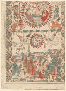 São Boaventura Chegando e Pregando em Lyon, 1480-1490. de Unbekannt