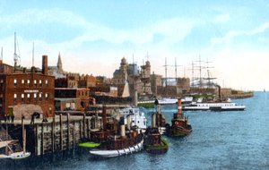 Porto de são joão, são joão, novo brunswick, canadá, c1900s de Unbekannt