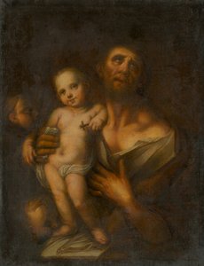 São José com o menino Jesus