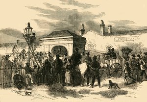 Venda do Hyde Park Turnpike, c1876. de Unbekannt