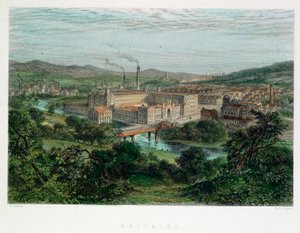 Saltaire, Yorkshire, século XIX de Unbekannt