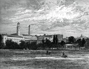 Obras de Saltaire, c1880 de Unbekannt