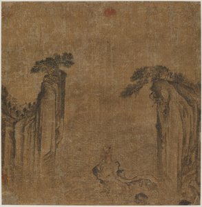 Saudando o nascer do sol sobre o mar, dinastia Ming, 1368-1644. de Unbekannt