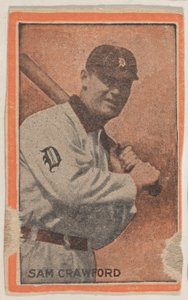 Sam Crawford, do cenário de jogadores de beisebol W500 Orange Borders, 1910. de Unbekannt