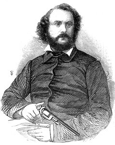 Samuel Colt 1814-1862, inventor do revólver Colt, 1856 de Unbekannt