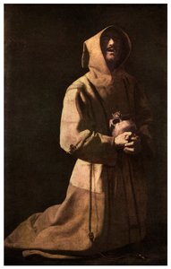 Santidade: São Francisco em Meditação, 1635-1639 1956 de Unbekannt