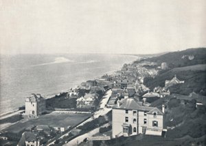 Sandgate - vista das alturas, 1895 de Unbekannt