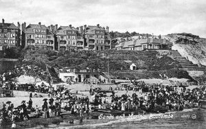 Areias e marina, Boscombe, Bournemouth, Dorset, início do século XX de Unbekannt