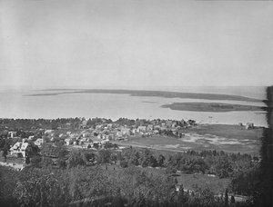 Sandy Hook, de Highland Light, Nova Jersey, c1897. de Unbekannt