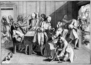 Sátira em Walpole, 1738, 1910 de Unbekannt