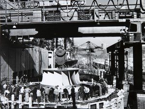 Estação hidrelétrica de Sayano-Shushenskaya, URSS, década de 1970 de Unbekannt
