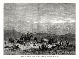 Cena na Bolívia, 1877 de Unbekannt