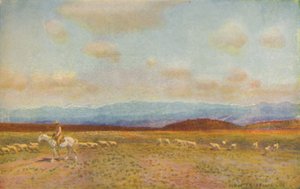 Cena nas terras baixas do meio da Austrália, 1924 de Unbekannt