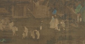 Cenas das Vidas de Homens Famosos parte 1, dinastia Ming, séculos XVI-XVII. de Unbekannt