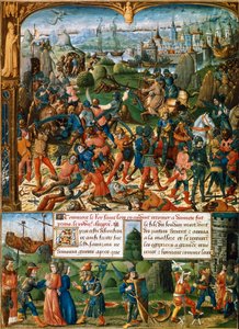 Cenas da Sétima Cruzada, 1248-1254 Século XV de Unbekannt