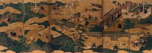 Cenas dos Contos de Ise, meados dos anos 1600. de Unbekannt