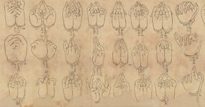 Pergaminho de Mudras, 11º-12º século. de Unbekannt