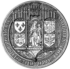 Selo das Quatro Nações ou Facutly of Arts, século XVI 1849 de Unbekannt