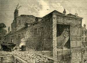 Searles Boat-Yard em 1830, c1878. de Unbekannt