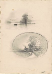 Seascape e Paisagem, c. 1859. de Unbekannt