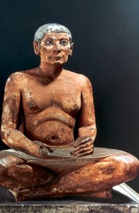 Escriba sentado, egípcio antigo, 5a dinastia, 2498-2345 aC de Unbekannt