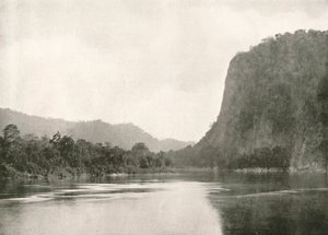 Segundo desfiladeiro no rio Irrawaddy, perto de Bhamo, 1900. de Unbekannt